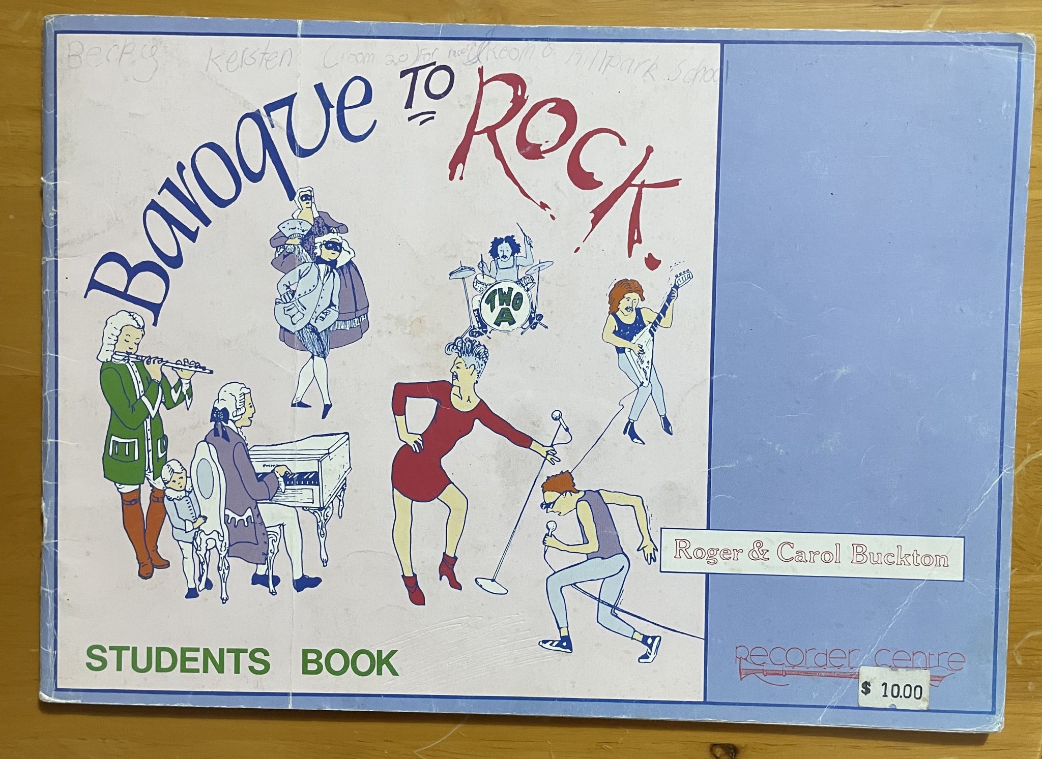 Baroque to Rock Recorder Student Book by Roger & Carol Buckton
